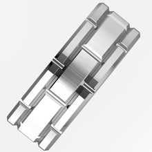 Load image into Gallery viewer, 8mm Men's Tungsten Carbide Ring Silver Wedding Band Brick Pattern Size 6-13