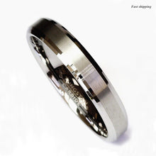 Load image into Gallery viewer, 8/6mm Titanium Color Two Tone Tungsten Carbide Wedding Band Men&#39;s Ring Bridal Jewelry
